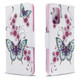 For Galaxy S20 Ultra Colored Drawing Pattern Horizontal Flip Leather Case with Holder & Card Slots & Wallet(Two Butterflies)