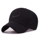 3D Letter Embroidery Pattern Hip Hop Style Baseball Cap Peak Cap, Size: Head Circumference: 55-61cm(Black)