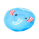 3 PCS Cute Cartoon Shower Bath Cap Saunas Lace Elastic Band Cap Hair Protective Cap(Blue Elephant)