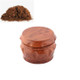 Wood Drum Type Smoke Grinder Tobacco Spice Crusher, Size:L(Red)