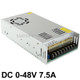 S-400-48 DC0-48V 7.5A Regulated Switching Power Supply (100~240V)