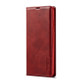 For Huawei Mate 20 LC.IMEEKE LC-001 Series PU + TPU Color Matching Frosted Horizontal Flip Leather Case with Holder & Card Slot(Red)
