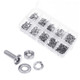 600 PCS M2 304 Stainless Steel Hex Socket Flat Head Screw Washer Nut Kit