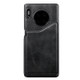For Huawei Mate30 Pro Solid Color Calf Texture Shockproof Protective Case with Card Slots & Photo Frame(Black)