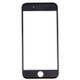 Front Screen Outer Glass Lens with Front LCD Screen Bezel Frame for iPhone 7 Plus (Black)