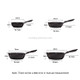 Thick Bottom Maifan Stone Household Small Frying Pan Non Stick Pan Deep Frying Pan, Color:20cm Black Without Cover