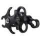 PULUZ Triple Ball Clamp Diving Camera Bracket Aluminum Spring Flashlight Clamp for Diving Underwater Photography System