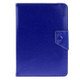 Universal Crazy Horse Texture Horizontal Flip Leather Case with Holder for 9 inch Tablet PC(Dark Blue)