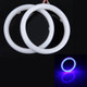 2 PCS 2.5inch Car Angel Eyes Light, DC 12V(Blue Light)