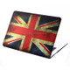 Retro UK Flag Pattern Frosted Hard Plastic Protective Case for Macbook Air 13.3 inch