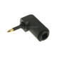 High Quality Gold Plated Square to Round Audio Optical Fiber 90 Degree Optical Fiber Adapter