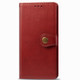 For Huawei Mate 30 Hat-Prince Litchi Texture Horizontal Flip Leather Case with Card Slots Red