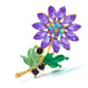 Women Drill Sunflower Brooches(Purple)