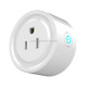 10A Smart WiFi Mini Plug APP Remote Control Timing Check Power Usage Smart Socket Works with Alexa & Google Home, AC 110V, US Plug