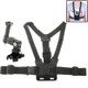 ST-27 B-Model Chest Harness Strap Chest Mount Harness + 3-way Adjustable Base for GoPro  NEW HERO /HERO6   /5 /5 Session /4 Session /4 /3+ /3 /2 /1, Xiaoyi and Other Action Cameras(Black)