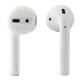 1 Pair Wireless Bluetooth Earphone Silicone Ear Caps Earpads for Apple AirPods(White)