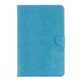 For Galaxy Tab A 10.1 (2016) / P580 Simple Style Horizontal Flip Leather Case with Holder & Card Slots & Wallet (Blue)