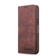 For Galaxy S9 Diaobaolee Pure Fresh Texture Horizontal Flip Leather Case, with Holder & Card Slot & Wallet & Photo Frame(Brown)