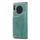 For Huawei Mate30 Pro Cat Tree Embossing Pattern Shockproof Protective Case with Card Slots & Photo Frame(Green)