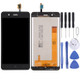 LCD Screen and Digitizer Full Assembly for BQ BQ-5044 Strike LTE(Black)