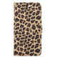 For iPhone 8 Plus & 7 Plus   Leopard Texture Horizontal Flip Leather Case with Holder & Card Slots & Wallet(Brown)