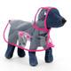 Waterproof Transparent Pet Raincoat Rain Wear Poncho Cloth, M, Harness Chest Size: 31cm, Back Length: 27cm, Pet Weight: 2.5-3.5kg(Magenta)