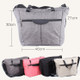 Multifunctional Four-in-one Baby Stroller Bottle Bag Mummy Bag(Gray)