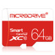 Microdrive 64GB Class 10 High Speed Class 10 Micro SD(TF) Memory Card