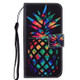 Colored Pineapple Pattern Colored Drawing Horizontal Flip Leather Case for Galaxy S9, with Holder & Card Slots & Wallet & Lanyard