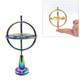 Decompression Toy Zinc Alloy Fingertip Gyroscope with Magnetic Base (Colour)
