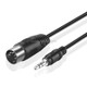 3.5mm Stereo Jack to Din 5 Pin MIDI Plug Audio Adapter Cable, Cable Length: 1.5m