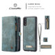 CaseMe-008 Detachable Multifunctional Horizontal Flip Leather Case for Huawei P20 Pro, with Card Slot & Holder & Zipper Wallet & Photo Frame (Blue)