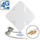 High Quality Indoor 35dBi CRC9 4G Antenna, Cable Length: 2m, Size: 22cm x 19cm x 2.1cm
