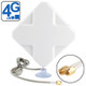 High Quality Indoor 35dBi SMA Male 4G Antenna, Cable Length: 2m, Size: 22cm x 19cm x 2.1cm