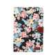 Dibase Flower Pattern Horizontal Flip PU Leather Case for Galaxy Tab S4 10.5 / T830, with Holder & Card Slot (Black)