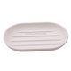 2 PCS Simple Style Soap Box Light Color Soap Dish Case(White)