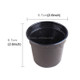 Thicker Plastic Flower Pots Black Small Basin Nursery Special Disk Mini Small Flower Pot