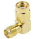 Gold Plated RP-SMA Male to SMA Female Adapter