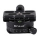 PULUZ Aluminum Alloy 360 Degree Rotation Panorama Ball Head with Quick Release Plate for Camera Tripod Head