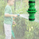 2 PCS 4 Point Two-way Pacifier Repair Extension Hose Quick Connector Plastic Garden Tool(Green)