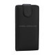 For Sony Xperia E5 Ordinary Texture Vertical Flip Leather Case (Black)