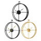 55cm Large Silent Wall Clock Modern Design Clock For Home Decor Office European Style Hanging Wall Watch Clock(Gold)