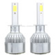 2 PCS  H1 18W 1800 LM 6000K IP68 Canbus Constant Current Car LED Headlight with 2 COB Lamps, DC 9-36V(White Light)