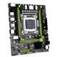 X79M-S 2.0 DDR3 Desktop Computer Mainboard with M.2 NVME Interface, Support for LGA 2011 Pin Series Processor, Discrete Graphics