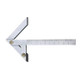 100x70 High Precision Stainless Steel Center Angle Gauge Ruler Protractor