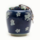 Portable Hand-painted Antique Ceramics Tea Cans Sealed Storage Tank(Plum Blossom)