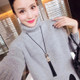 Women Retro Tasseled Soda Knot Necklaces Sweater Long Chain Necklace
