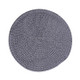 PP Environmentally Friendly Hand-woven Placemat Insulation Mat Decoration, Size:18cm(Dark Gray)