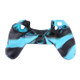 Camo Silicone Protective Case for PS4 Controller, Random Color Delivery