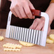 SSGP Stainless Steel Fruits Vegetables Wave Shaped Cutting Creative Cut Tool